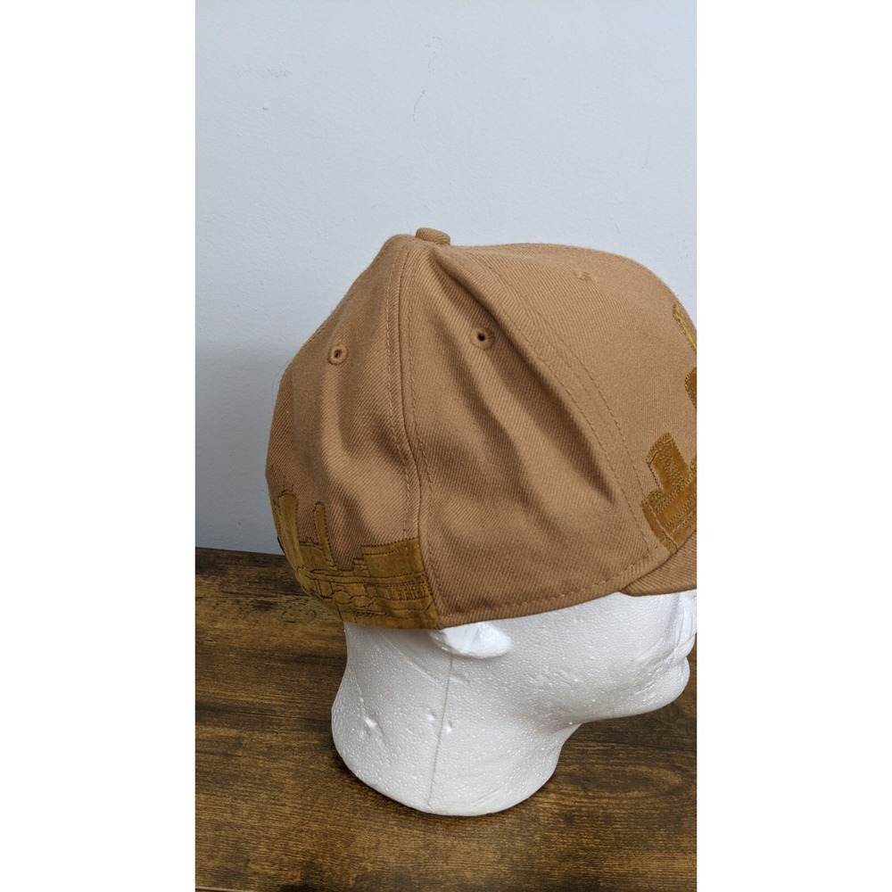 New Era 59FIFTY Florida Marlins Hat 7 3/4 Brown Fitted Cap Suede City Skyline ML - Picture 5 of 16
